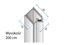 LISTWA MAGNETYCZNA HUGO BLACK