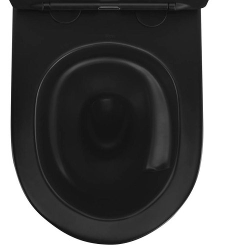 Miska WC REA CARLO MINI TORNADO NF BLACK MATT