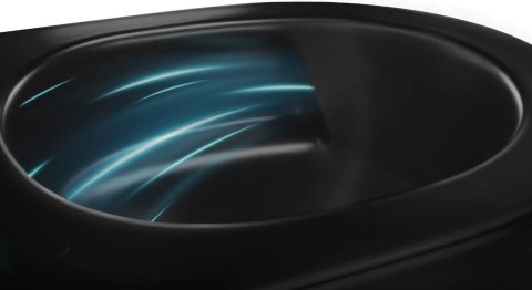 Miska WC REA CARLO MINI TORNADO NF BLACK MATT