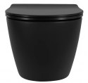 Miska WC REA CARLO MINI TORNADO NF BLACK MATT