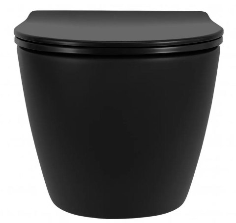 Miska WC REA CARLO MINI TORNADO NF BLACK MATT
