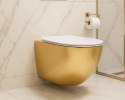 Miska WC REA CARLO MINI TORNADO NF GOLD WHITE