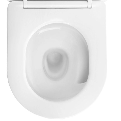 Miska WC REA CARLO MINI TORNADO NF GOLD WHITE