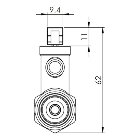 Zawór bezpieczeństwa do podgrzewacza C.W.U. AF4 1/2'' 6,7 bar AFRISO