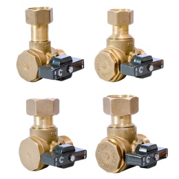 Komplet zaworów przyłączeniowych pod kocioł 1/2''+1/2''+3/4''+3/4'' ARKA