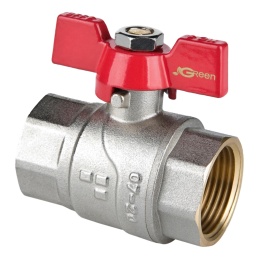 Zawór kulowy prosty GW/GW 1'' PN30 VALVEX GREEN