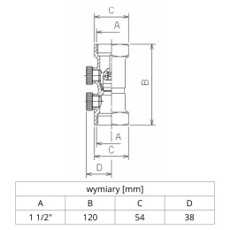 Zawór zwrotny antyskażeniowy EA291NF DN40