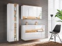 Szafka pod umywalkę 120cm BAHAMA WHITE szuflada