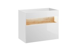 Szafka pod umywalkę 80cm BAHAMA WHITE szuflada