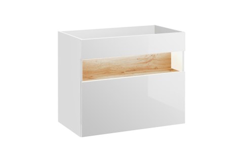 Szafka pod umywalkę 80cm BAHAMA WHITE szuflada