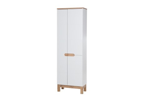 Szafka wysoka 187 cm, trzydrzwiowa BALI WHITE