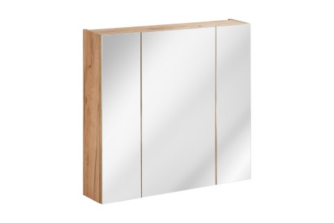 Szafka z lustrem 80 cm CAPRI OAK