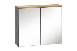Szafka z lustrem 80cm BALI GRAFIT