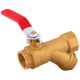 Zawór kulowy z filtrem Perfekt System PHA-006 PN30 3/4'' (DN20) PERFEXIM