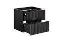 Szafka pod umywalkę 60cm 2 szuflady ADEL BLACK