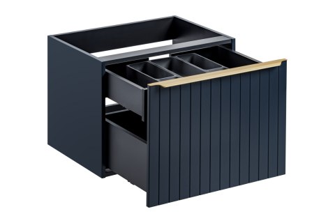 Szafka pod umywalkę 60cm 2 szuflady, Santa Fe Deep Blue