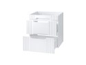 Szafka pod umywalkę 60cm 2 szuflady Fiji White