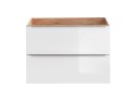Szafka pod umywalkę 80 cm CAPRI WHITE