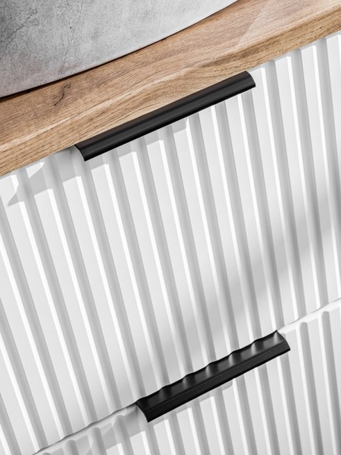 Szafka pod umywalkę 80cm 2 szuflady ADEL WHITE