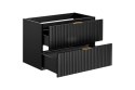 Szafka pod umywalkę 80cm 2 szuflady ADEL BLACK