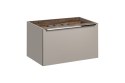Szafka pod umywalkę 80cm 2 szuflady, Santa Fe Taupe