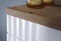 Szafka pod umywalkę 80cm 2 szuflady Fiji White