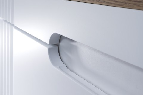 Szafka pod umywalkę 80cm 2 szuflady Fiji White