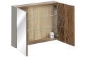 Szafka z lustrem 80cm 2 drzwi, Santa Fe Taupe