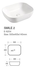Umywalka nablatowa Smile