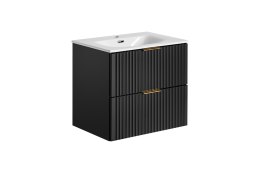 Zestaw meblowy 60cm z umywalką, Adel Black