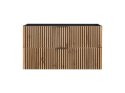Szafka pod umywalkę XILO BLACK 100cm 2 szuflady