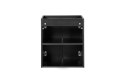 Szafka pod umywalkę 50cm 2 drzwi Nova Black