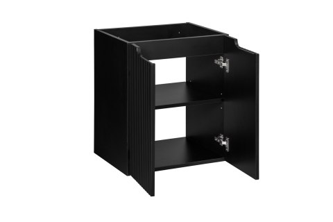 Szafka pod umywalkę 50cm 2 drzwi Nova Black