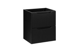 Szafka pod umywalkę 50cm 2 szuflady Nova Black