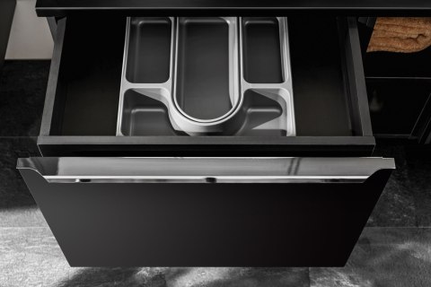 Szafka pod umywalkę 60cm 2 szuflady Santa Fe Black