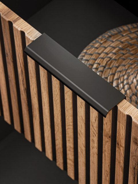 Szafka pod umywalkę XILO BLACK 60cm 2 szuflady