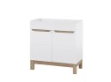 Szafka pod umywalkę 80 cm BALI WHITE