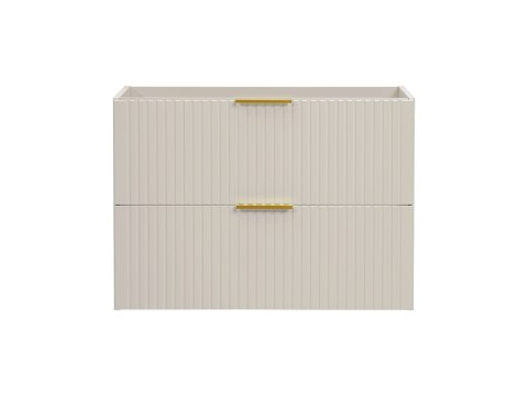 Szafka pod umywalkę 80cm kaszmir ryflowana ADEL CASHMERE