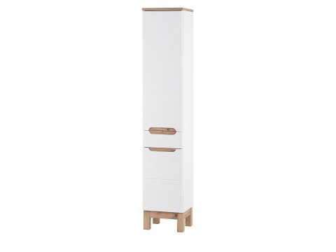 Szafka wysoka 187 cm, dwudrzwiowa BALI WHITE