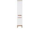 Szafka wysoka 187 cm, dwudrzwiowa BALI WHITE