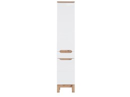 Szafka wysoka 187 cm, dwudrzwiowa BALI WHITE