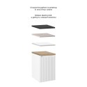 Szafka pod blat 40cm z koszem na pranie, Nova White