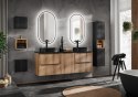 Szafka pod blat 40cm z koszem na pranie, Nova Oak