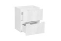 Szafka pod umywalkę 50cm 2 szuflady, Nova White