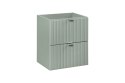 Szafka pod umywalkę 50cm 2 szuflady Line Reed Green
