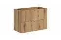 Szafka pod umywalkę 80cm 2 szuflady, Nova Oak