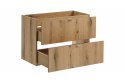 Szafka pod umywalkę 80cm 2 szuflady, Nova Oak