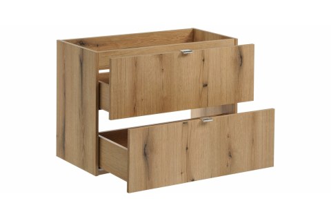 Szafka pod umywalkę 80cm 2 szuflady, Nova Oak