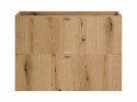Szafka pod umywalkę 80cm 2 szuflady, Nova Oak