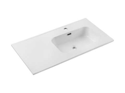 Umywalka meblowa jednokomorowa 90cm z blatem ceramicznym